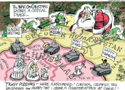 WAR ON CHRISTMAS by Pat Bagley