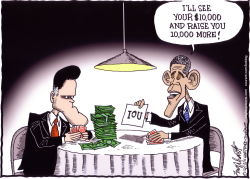 MITT VS BARRY by Bob Englehart