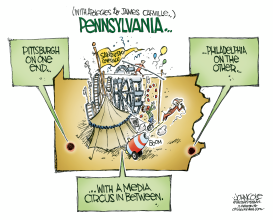 LOCAL PA - SANDUSKY MEDIA CIRCUS by John Cole