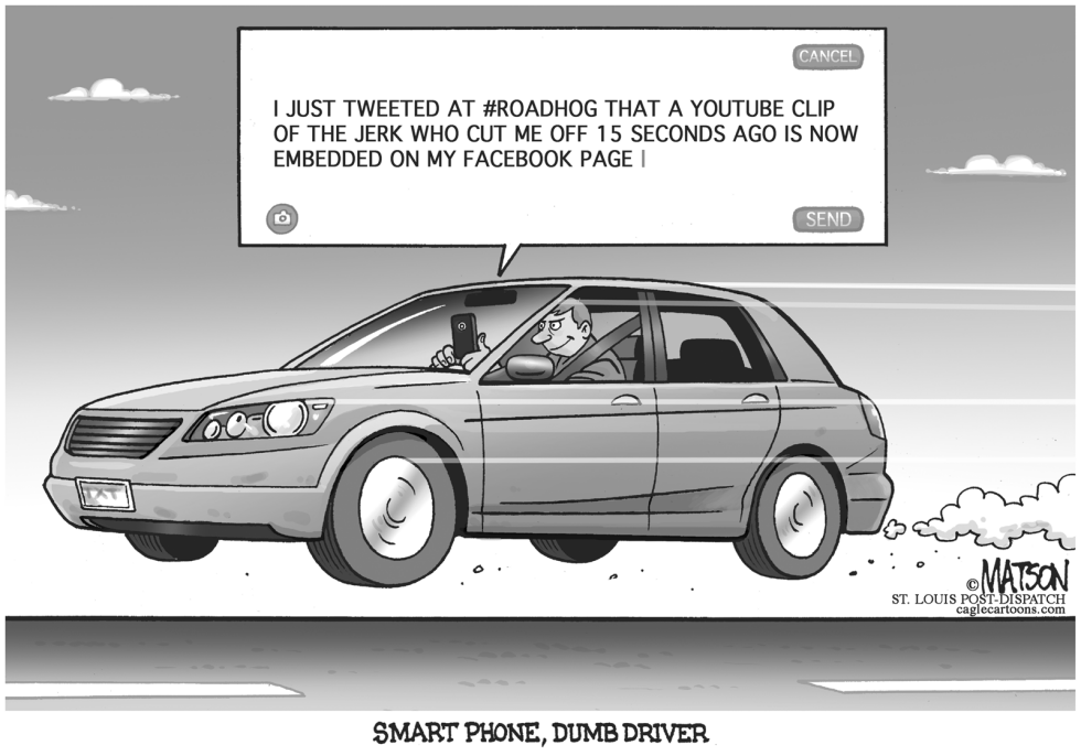  TEXTING DRIVER by RJ Matson