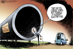 KEYSTONE PIPELINE by Nate Beeler