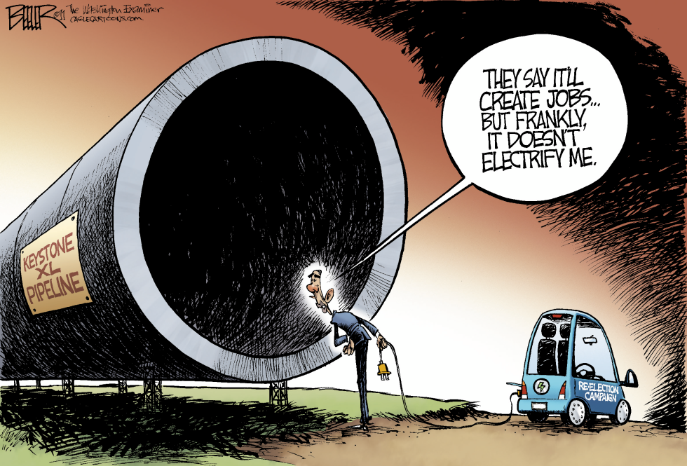  KEYSTONE PIPELINE by Nate Beeler