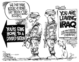 LEAVING IRAQ by John Darkow