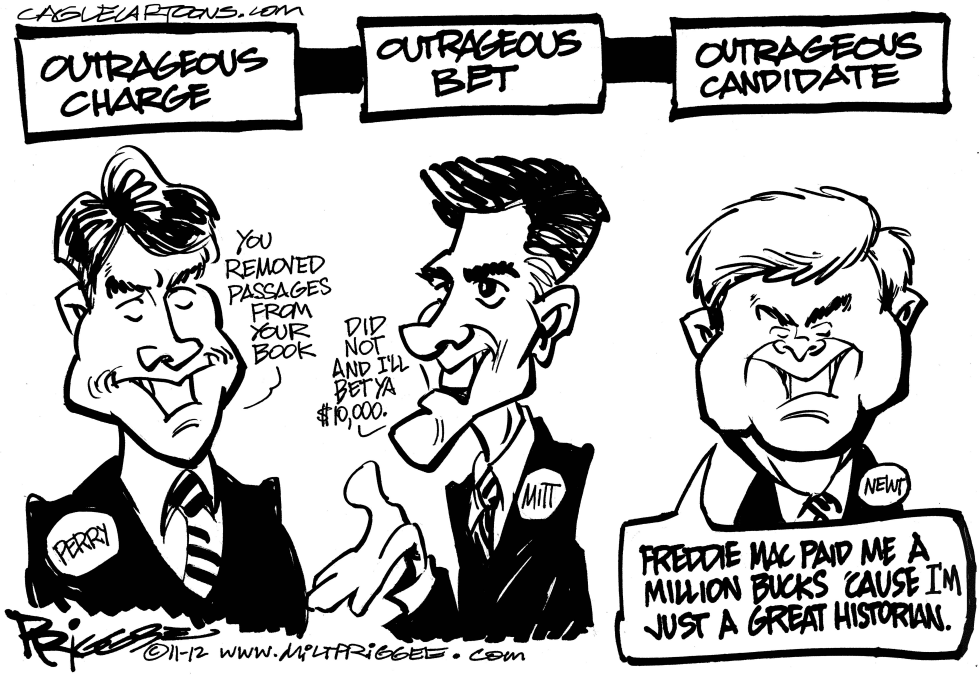  OUTRAGEOUS by Milt Priggee