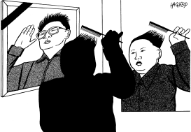 KIM JONG-UN, KIM JONG-IL by Rainer Hachfeld