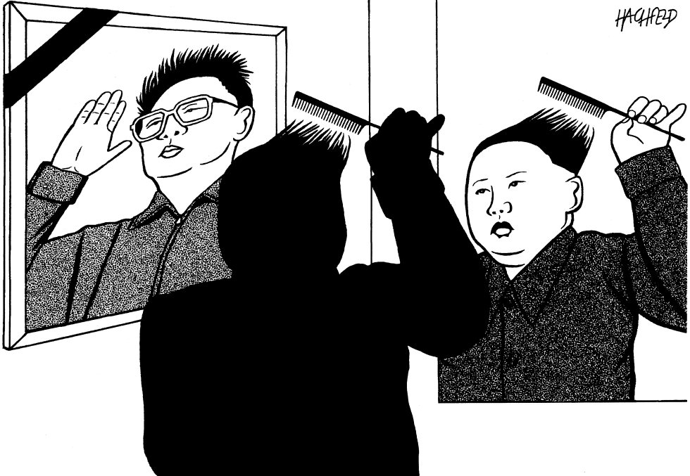  KIM JONG-UN, KIM JONG-IL by Rainer Hachfeld