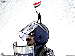 EGYPT RIOT POLICE by Osama Hajjaj