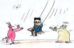 KIM JONG IL STUCK by Pavel Constantin