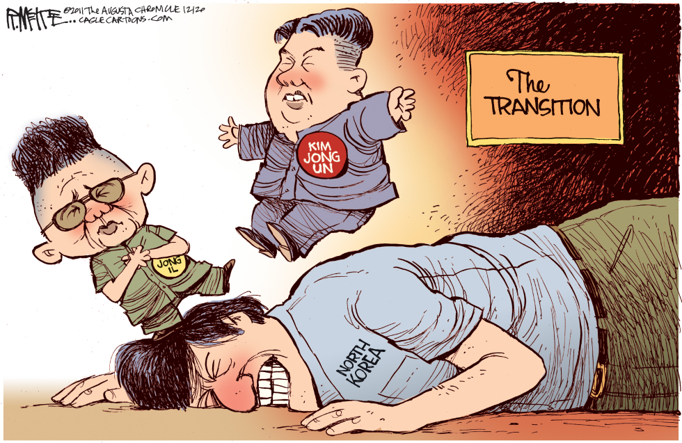  NORTH KOREA TRANSITION by Rick McKee