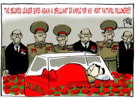 KIM JONG -IL DEAD by Tom Janssen