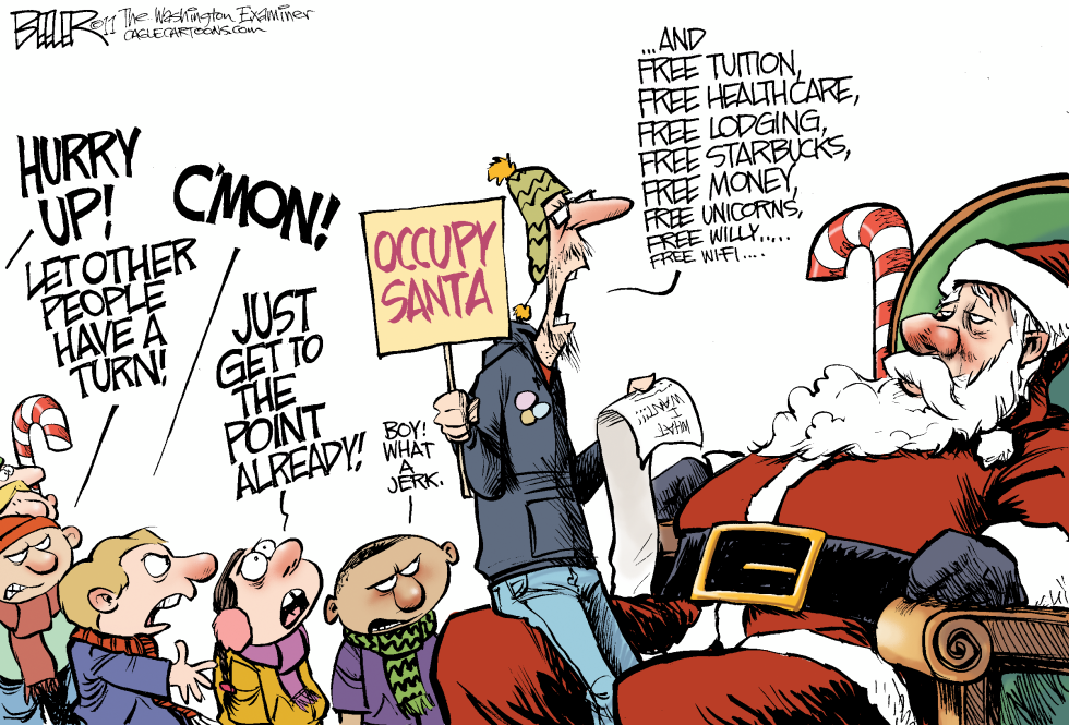  OCCUPY SANTA by Nate Beeler