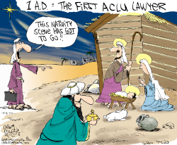 MERRY CHRISTMAS ACLU by Gary McCoy