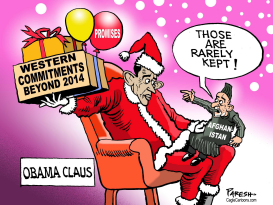 OBAMA CLAUS by Paresh Nath