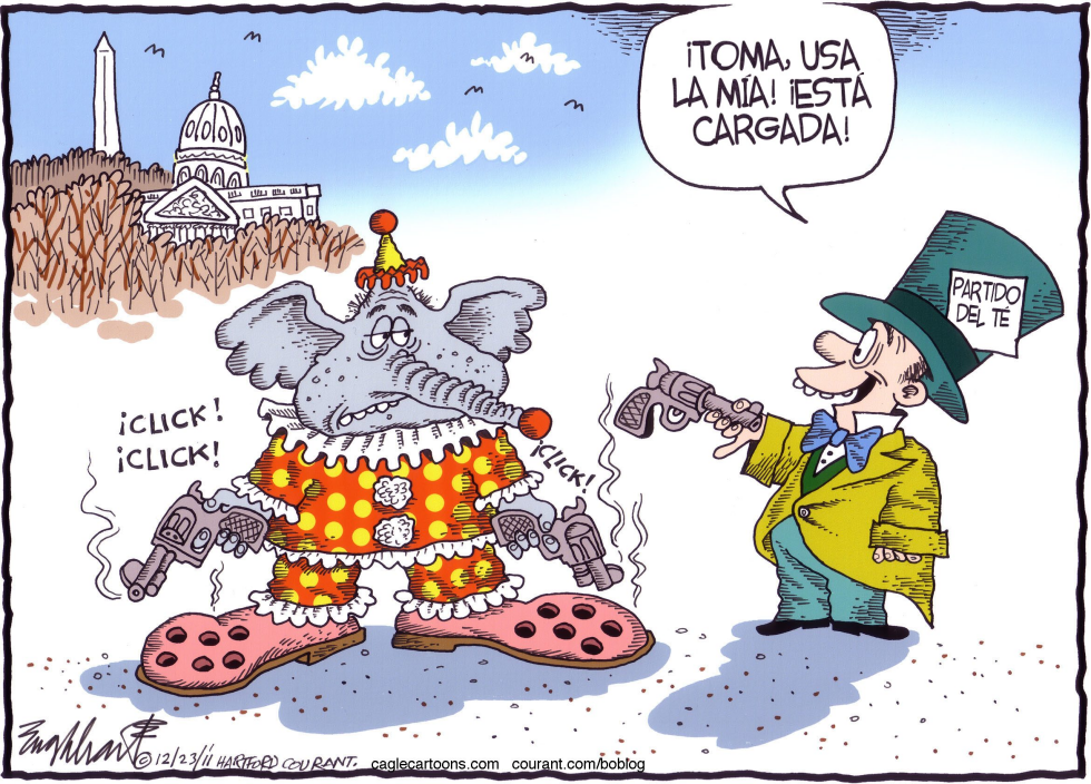  REPUBLICANOS SE AMENAZAN A SI MISMOS by Bob Englehart