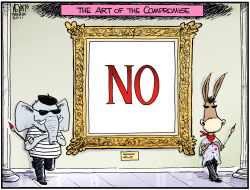 THE ART OF COMPROMISE by Christopher Weyant