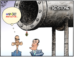 KEYSTONE PIPELINE by Christopher Weyant