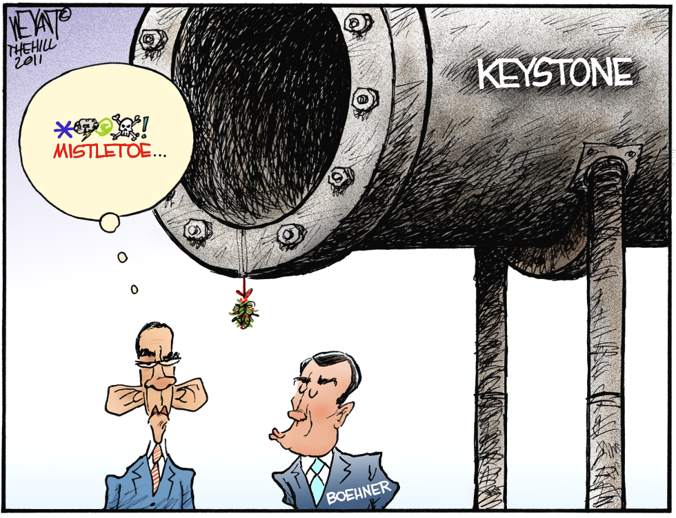  KEYSTONE PIPELINE by Christopher Weyant