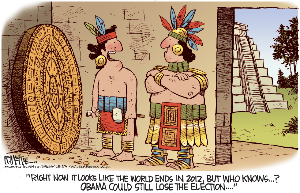  WORLD ENDS IN 2012 by Rick McKee