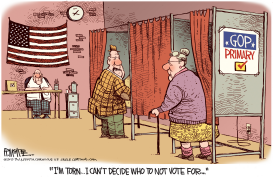 GOP UNDECIDED VOTER by Rick McKee