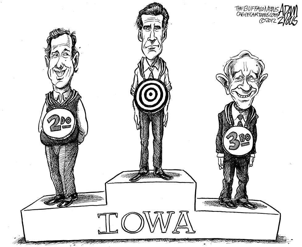  PRIMER LUGAR PARA ROMNEY by Adam Zyglis