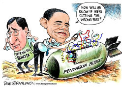 PENTAGON CUTS by Dave Granlund