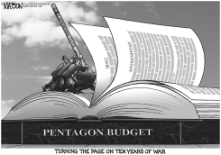 PENTAGON BUDGET CUTS by RJ Matson