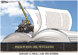 RECORTES DE PRESUPUESTO DEL PENTAGONO by RJ Matson