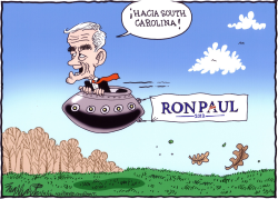 RON PAUL by Bob Englehart