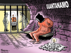 GUANTANAMO 10 YEARS by Paresh Nath