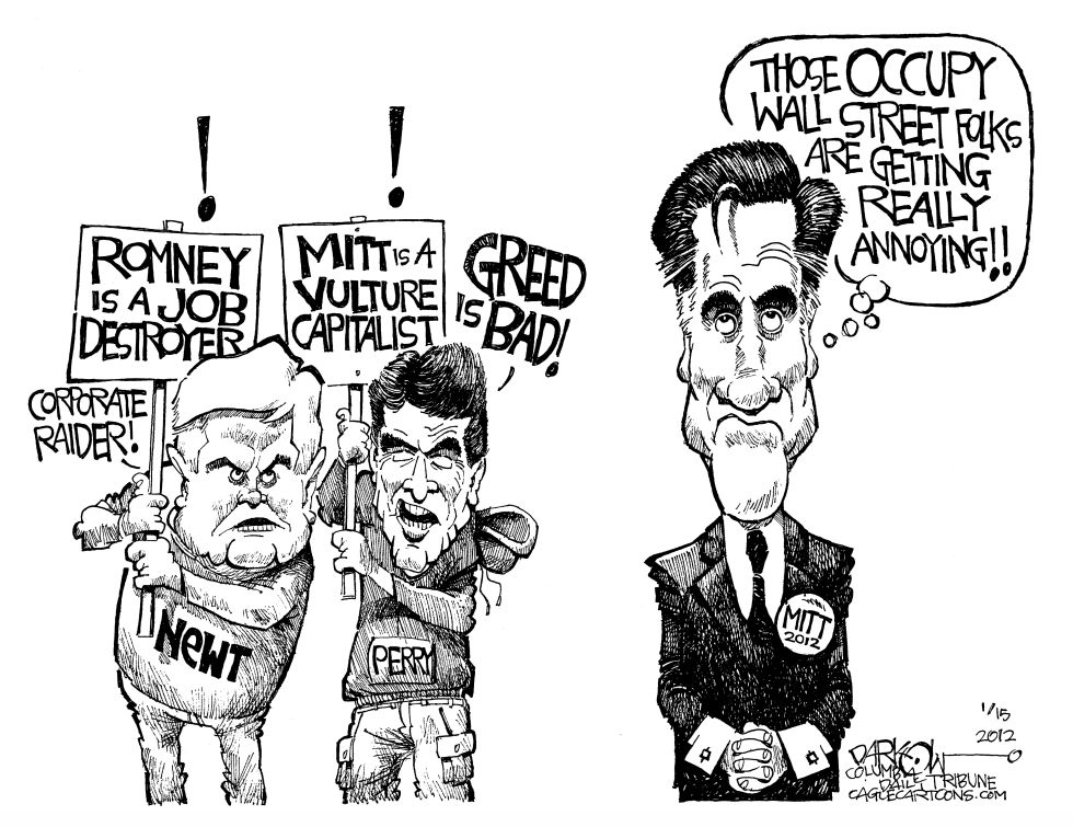  MITT OCCUPIED BY HIS PAST by John Darkow