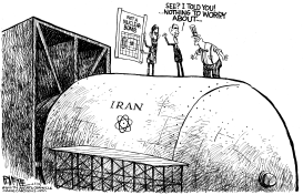 IRANIAN NUKE by Rick McKee