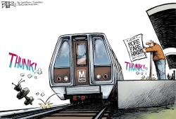 LOCAL DC - METRO FARE HIKE by Nate Beeler