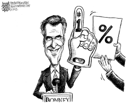 MITT IS NUMBER ONE by Adam Zyglis