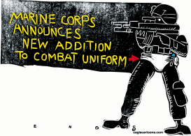 NEW MARINE UNIFORM by Randall Enos