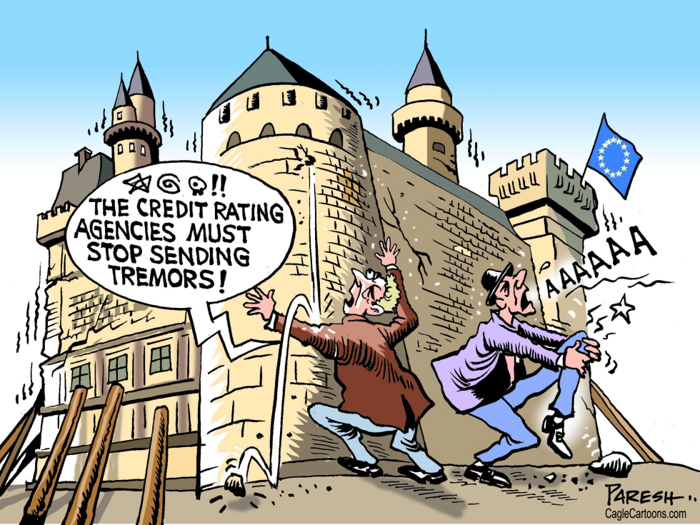  EU RATING TREMORS by Paresh Nath