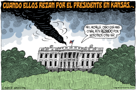 REZANDO POR EL PRESIDENTE EN KANSAS by Wolverton