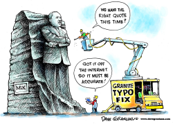 MLK STATUE TYPO FIX by Dave Granlund