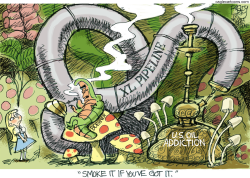 HOOKAH SMOKING BOEHNER by Pat Bagley