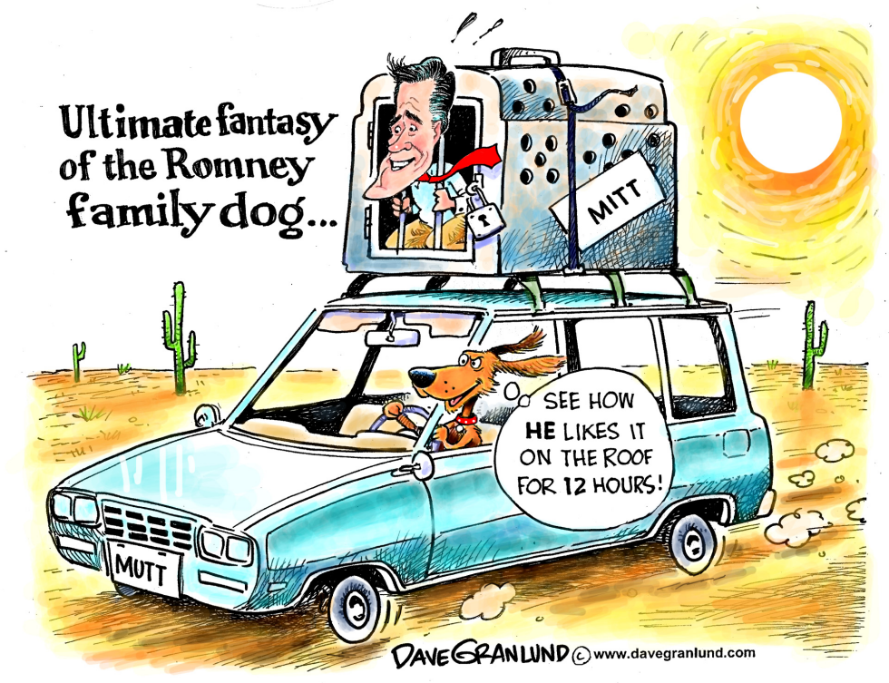  ROMNEY AND PET CARE by Dave Granlund