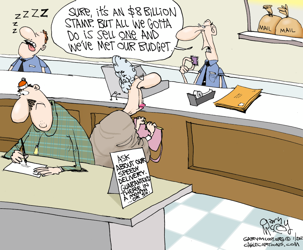  POSTAL BUDGET by Gary McCoy