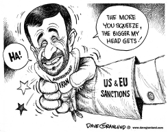 IRAN SANCTIONS by Dave Granlund