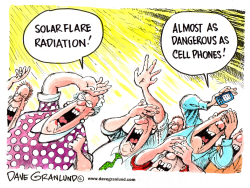 SOLAR FLARES by Dave Granlund