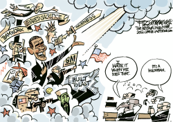 OBAMAS STATE OF THE UNION by David Fitzsimmons