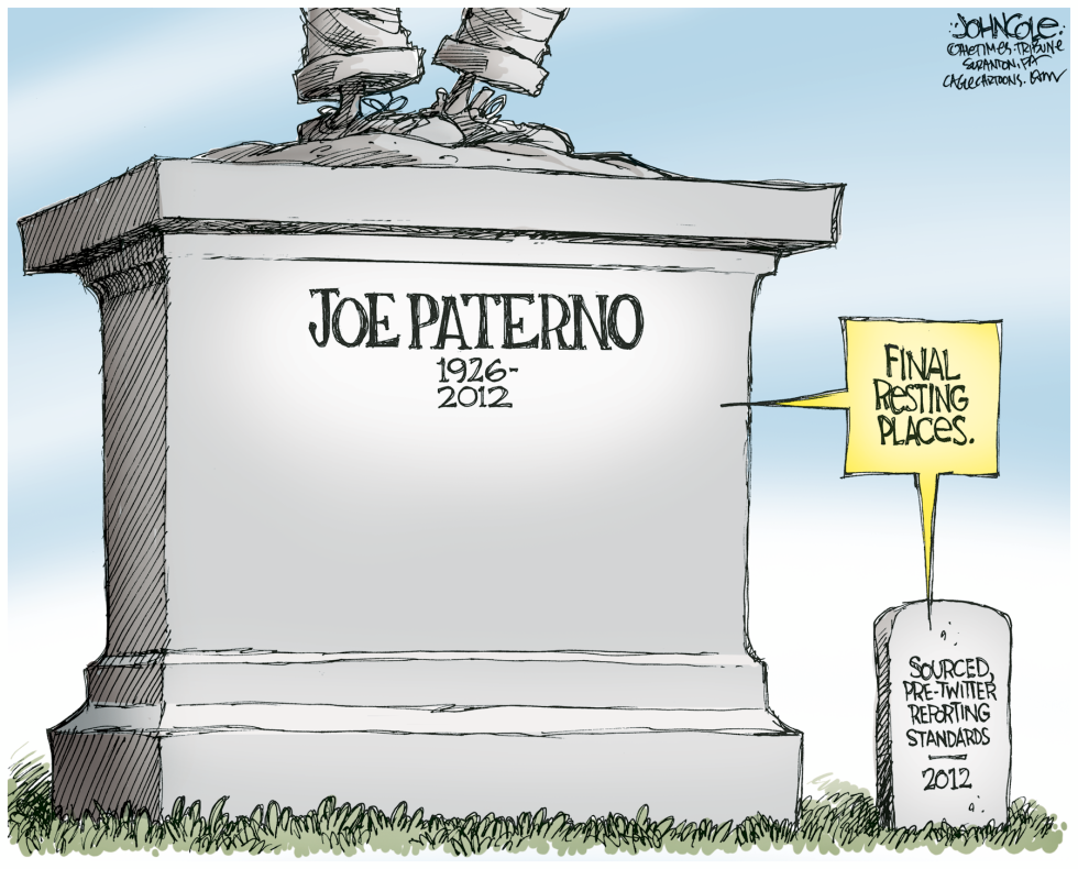  PATERNO DEATH MISREPORTING by John Cole