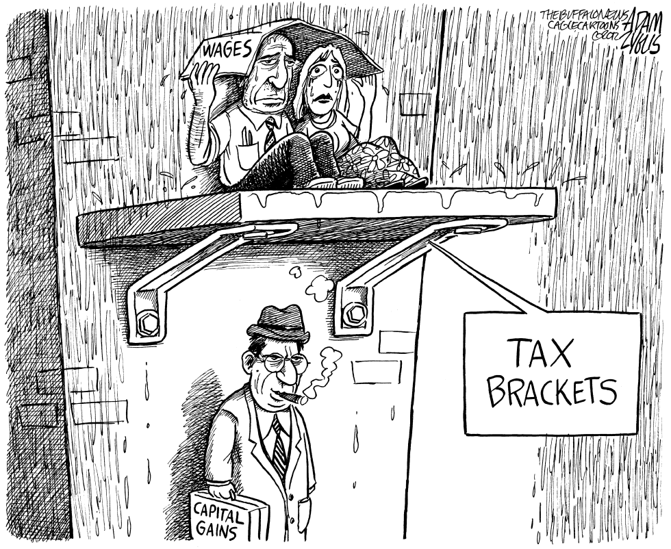  TAX BRACKETS by Adam Zyglis