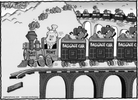 NEWT BAGGAGE by Bob Englehart