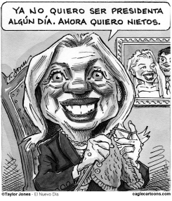 SE IMAGINA HILLARY SU RETIRO  by Taylor Jones