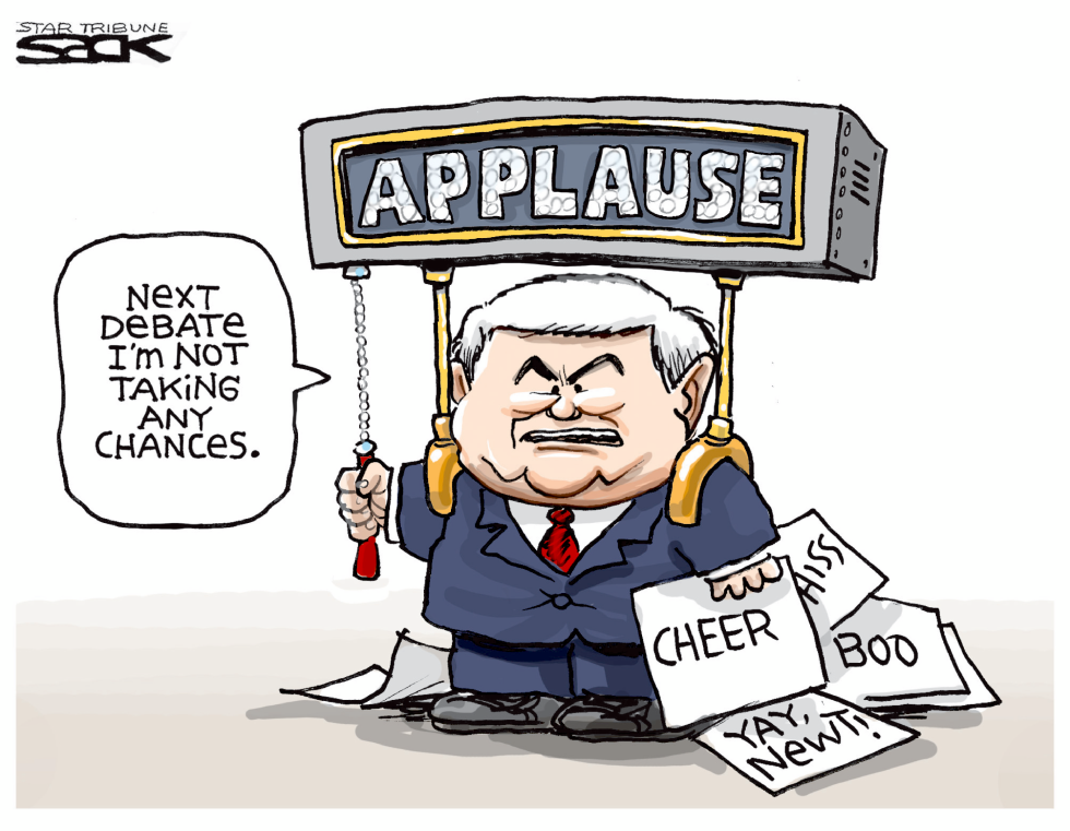  NEWTS APPLAUSE by Steve Sack