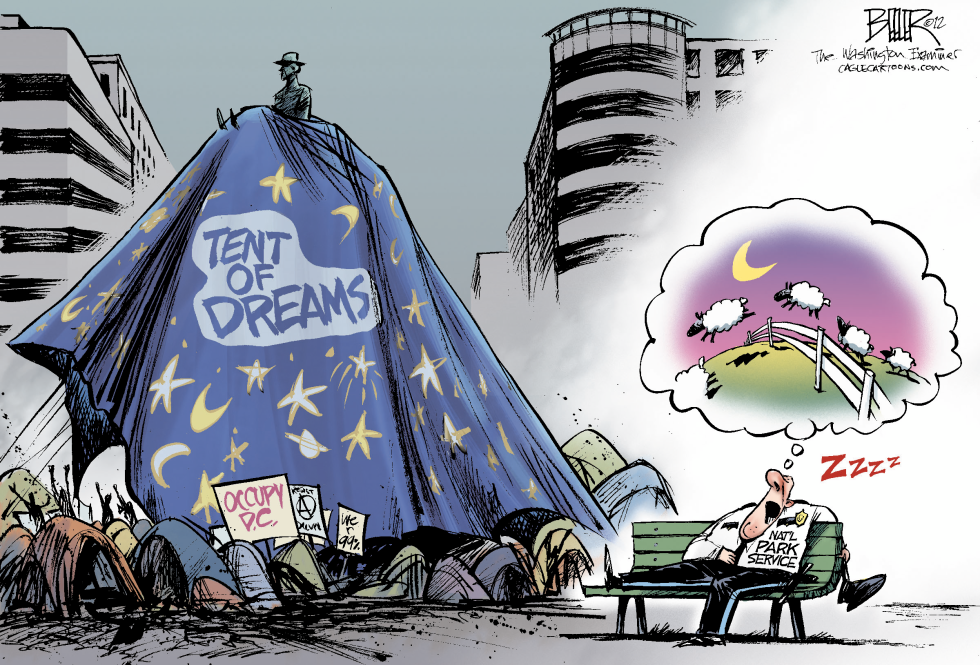  OCCUPY DREAMS by Nate Beeler