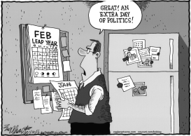 POLITICAL LEAP YEAR by Bob Englehart